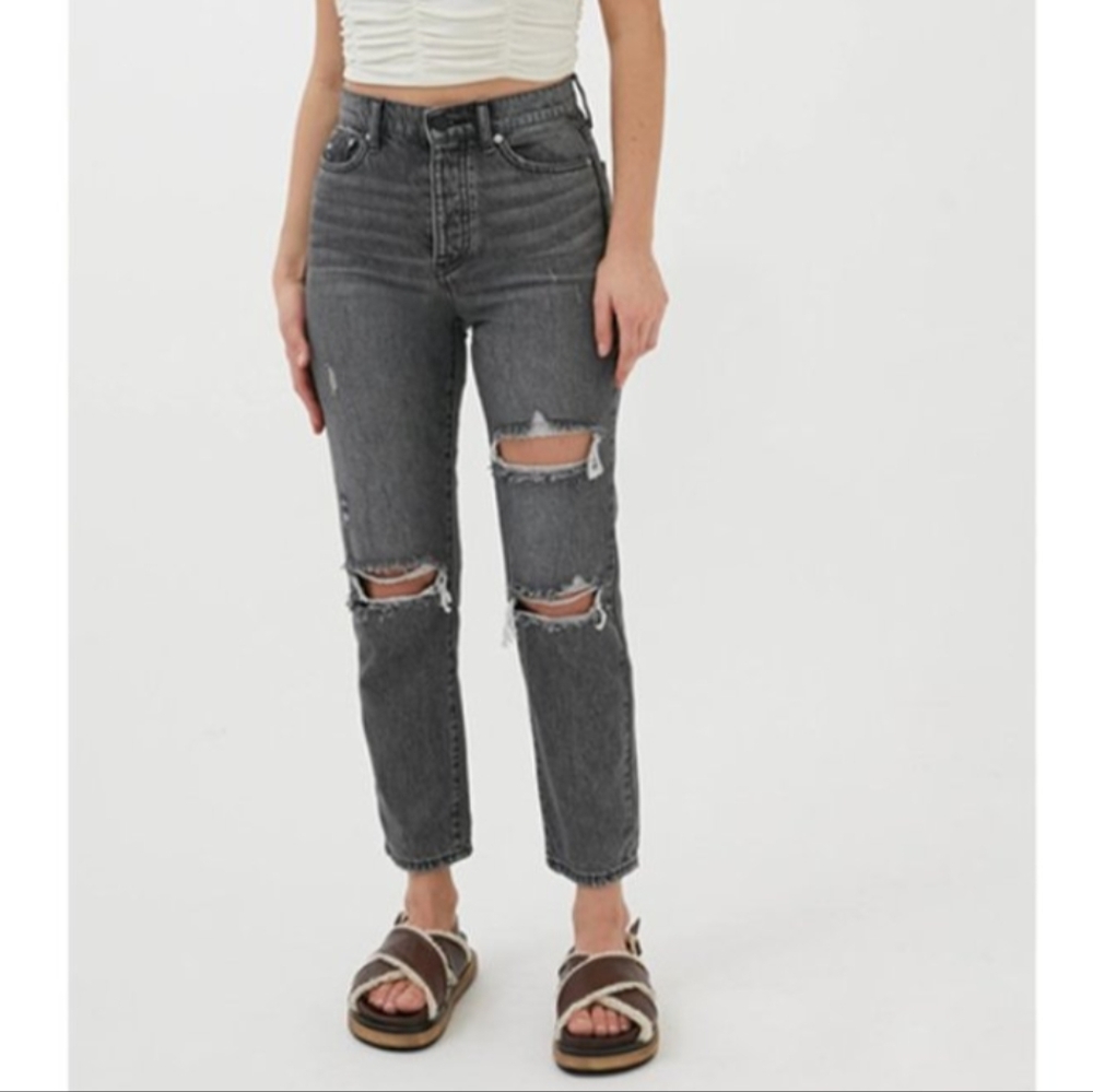 BDG Dark Gray Straight Leg Jeans